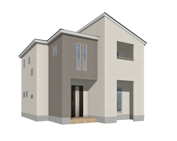 上飯田3丁目 新築戸建 2号棟 外観パース図 上飯田3丁目 新築戸建 2号棟 外観パース図