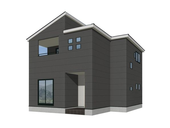 上飯田3丁目 新築戸建 1号棟 外観パース図 上飯田3丁目 新築戸建 1号棟 外観パース図