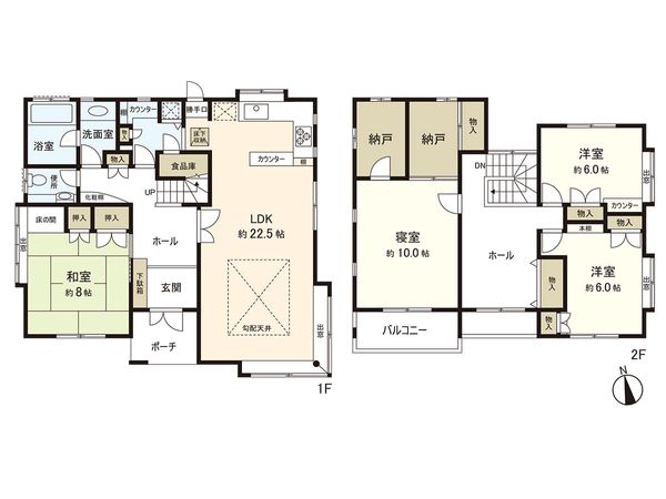 小鶴一丁目 戸建 間取図(平面図) 小鶴一丁目 戸建 間取図(平面図)