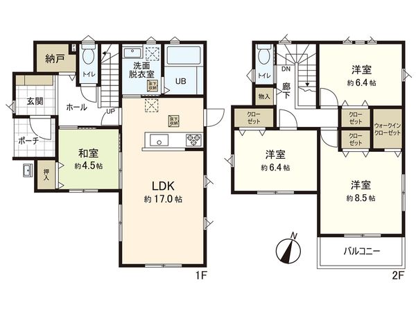 ひより台 戸建 間取図(平面図) ひより台 戸建 間取図(平面図)