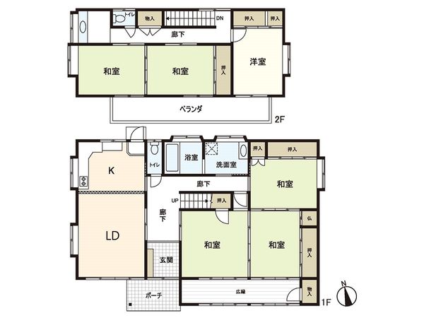 燕沢3丁目 戸建 間取図(平面図)