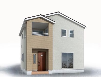 花園3丁目 新築戸建 1号棟 外観パース図