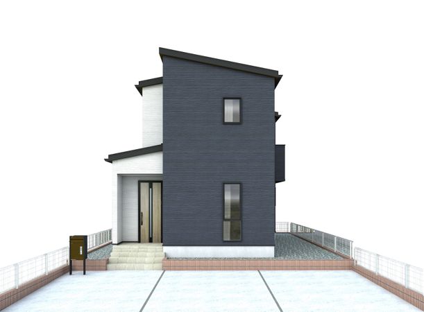 南光台南1丁目 新築戸建 B号棟 外観パース図 南光台南1丁目 新築戸建 B号棟 外観パース図