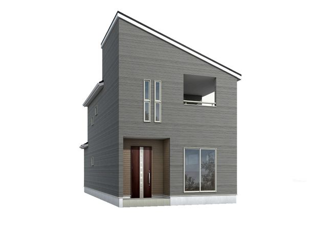 福室七丁目 新築戸建 1号棟 外観パース図 福室七丁目 新築戸建 1号棟 外観パース図