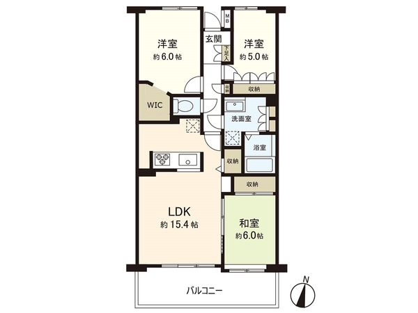 錦町パークホームズ 間取図(平面図) 錦町パークホームズ 間取図(平面図)