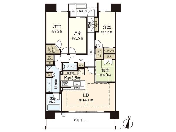 間取図(平面図)