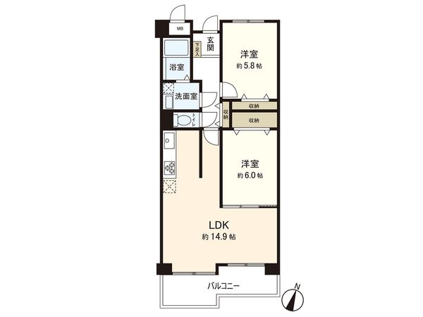 ロイヤルパレス長町南Ⅲ 間取図(平面図) ロイヤルパレス長町南Ⅲ 間取図(平面図)