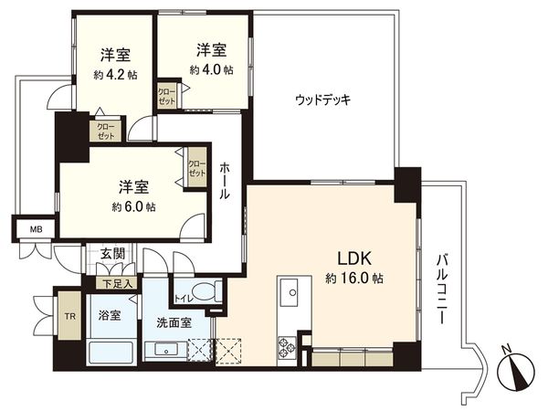 ロイヤルパレス上杉山通 間取図(平面図) ロイヤルパレス上杉山通 間取図(平面図)