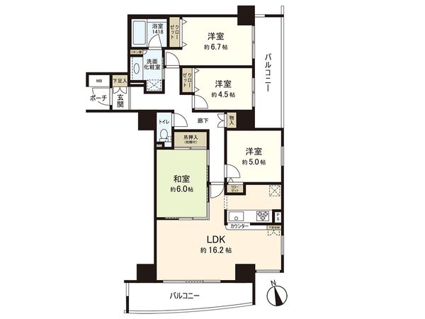 間取図(平面図)