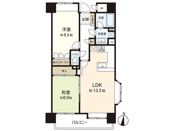 パークハイム片平 間取図(平面図) パークハイム片平 間取図(平面図)