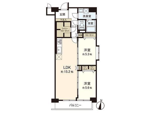 ライオンズマンション西公園第三 間取図(平面図)