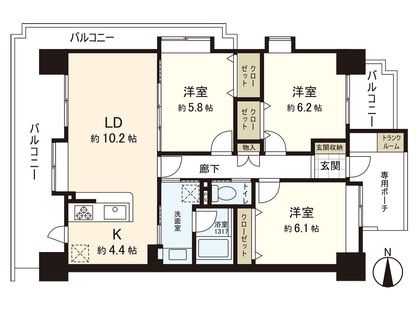 間取図(平面図)