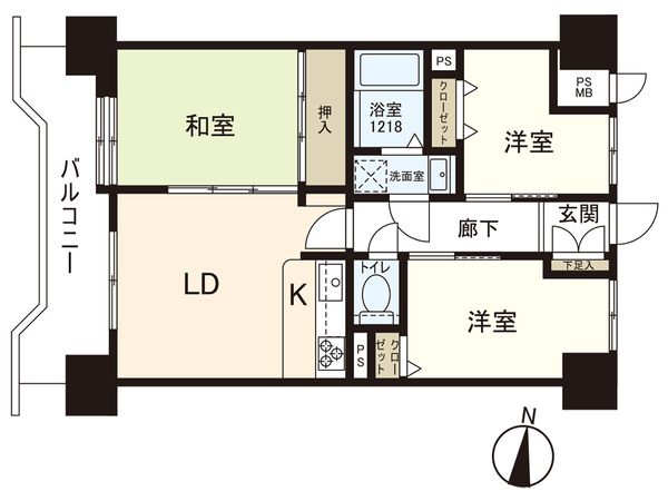 ライオンズプラザ長町中央 間取図(平面図) ライオンズプラザ長町中央 間取図(平面図)