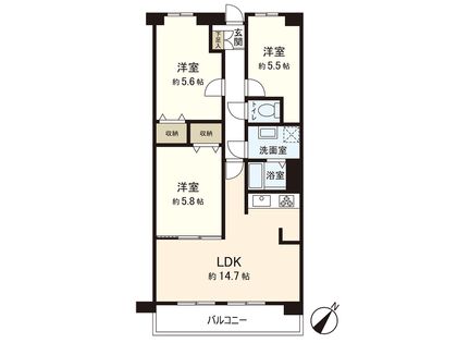 間取図(平面図)