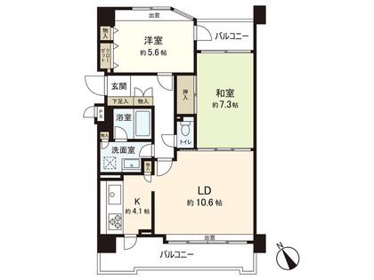 間取図(平面図)
