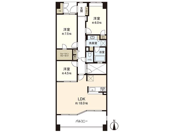 ネオグランデ仙台長町サザンコート 間取図(平面図) ネオグランデ仙台長町サザンコート 間取図(平面図)