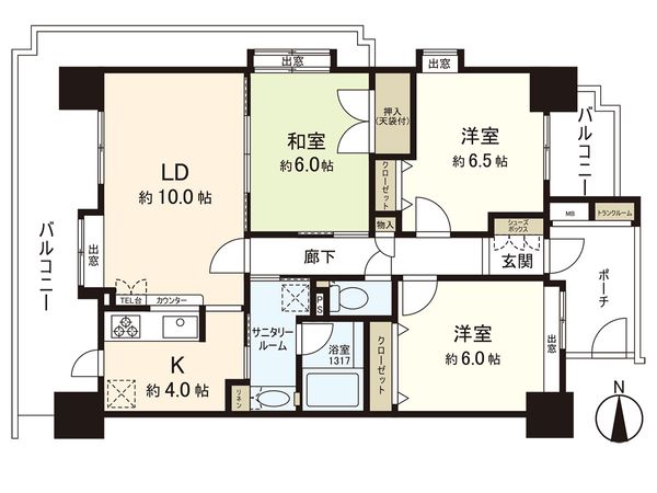 ダイアパレス福田町ステーションガーデン 間取図(平面図) ダイアパレス福田町ステーションガーデン 間取図(平面図)
