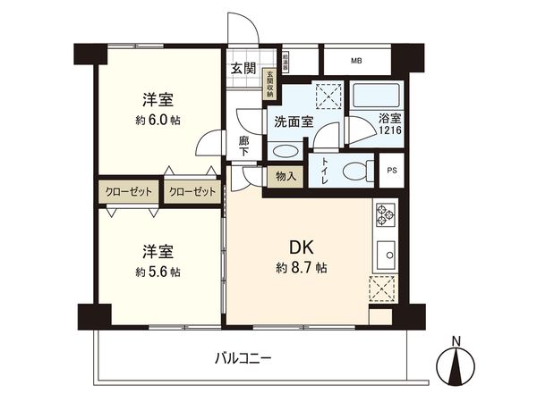 サンライズ仙台 間取図(平面図)