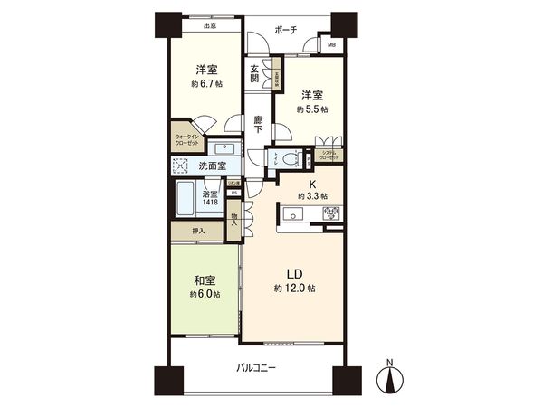 グローリオタワー多賀城駅前 間取図(平面図) グローリオタワー多賀城駅前 間取図(平面図)