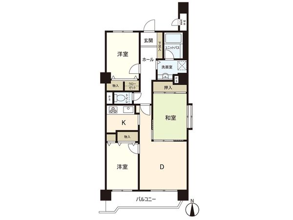 ライオンズマンション上杉東 間取図(平面図) ライオンズマンション上杉東 間取図(平面図)