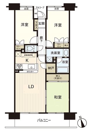 間取図(平面図)