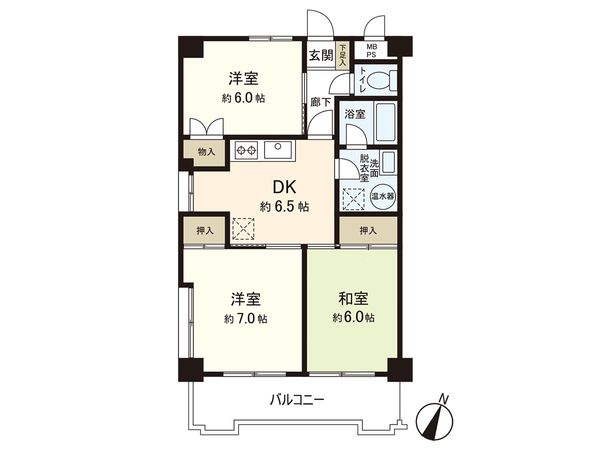 メイツ南染師 間取図(平面図) メイツ南染師 間取図(平面図)