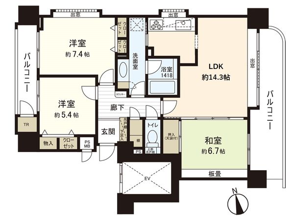 間取図(平面図)
