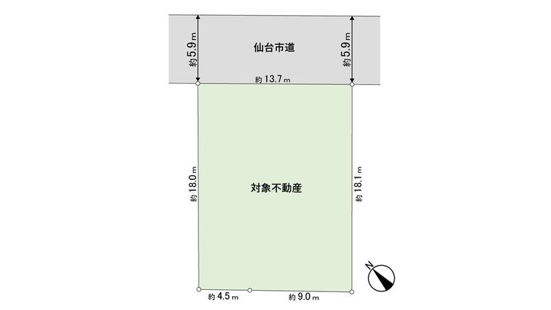 安養寺2丁目 土地 区画図 区画図