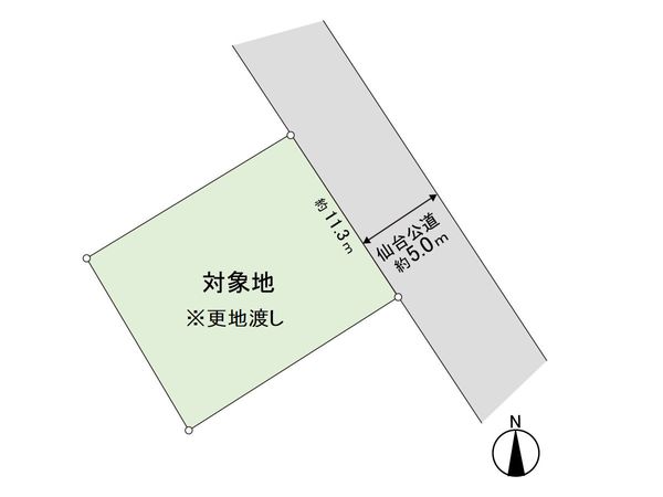 南光台南3丁目 土地 区画図