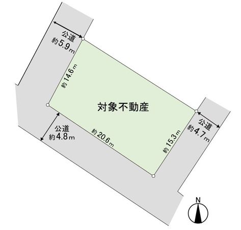 南光台2丁目 土地 区画図 南光台2丁目 土地 区画図
