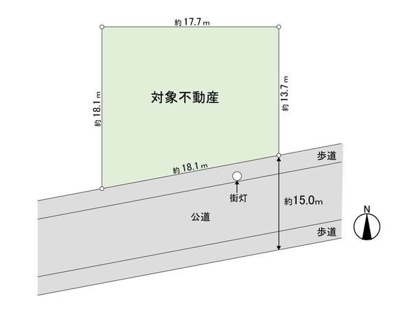 土地 南光台三丁目 区画図 区画図