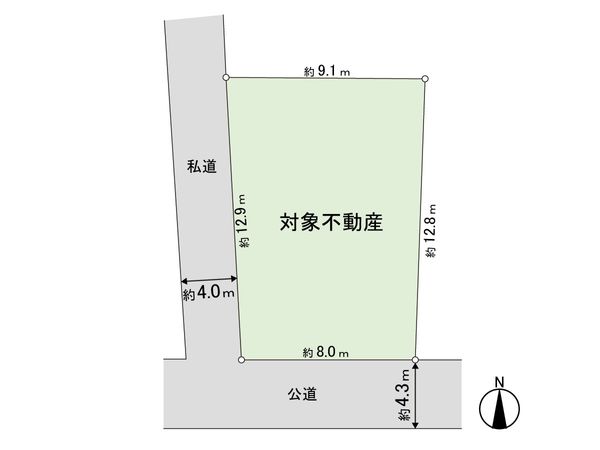 梅田町 土地 区画図 梅田町 土地 区画図