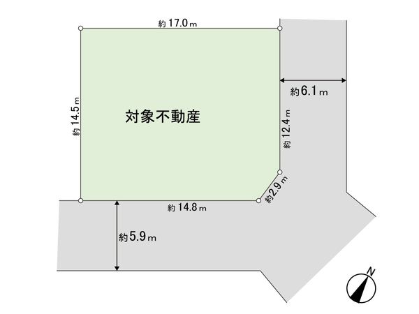 東松島市矢本字上河戸 土地 区画図 東松島市矢本字上河戸 土地 区画図