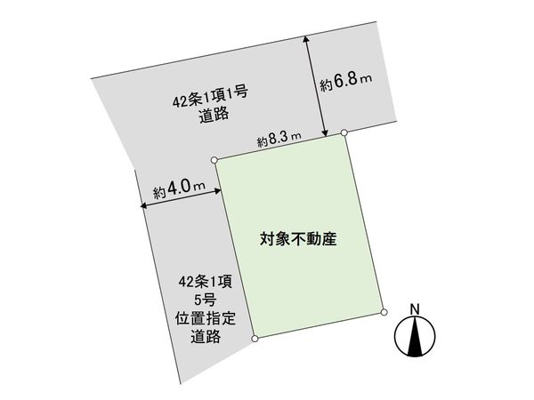 上杉2丁目 土地 区画図 上杉2丁目 土地 区画図