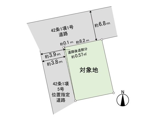 上杉2丁目 土地 区画図 上杉2丁目 土地 区画図
