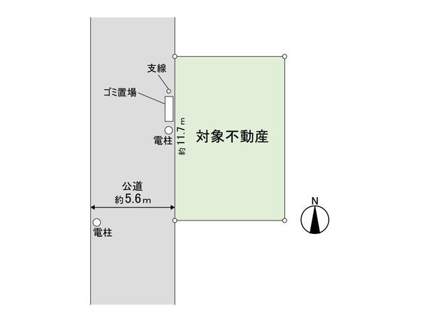 東仙台5丁目 土地 区画図 区画図
