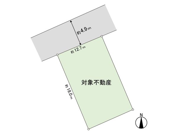 南光台南3丁目 土地 区画図 区画図