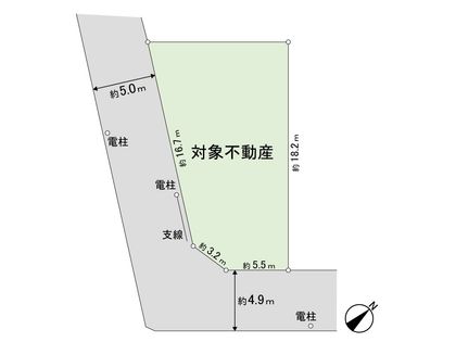 南光台南三丁目 土地 区画図