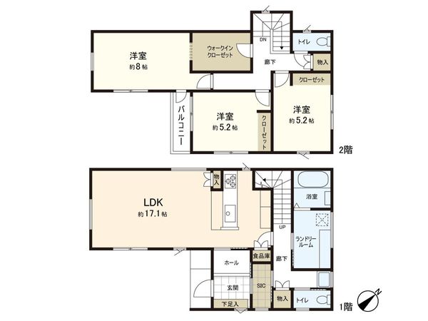 アーバンコミュニティ虹の丘2 間取図(平面図) アーバンコミュニティ虹の丘2 間取図(平面図)
