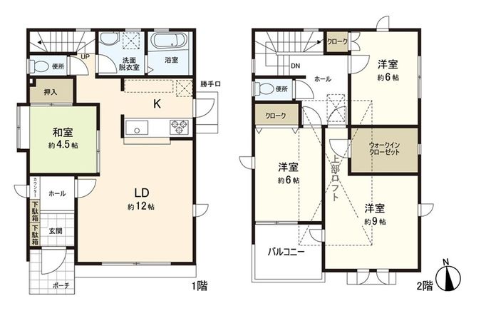 燕沢2丁目 中古戸建 間取図(平面図)