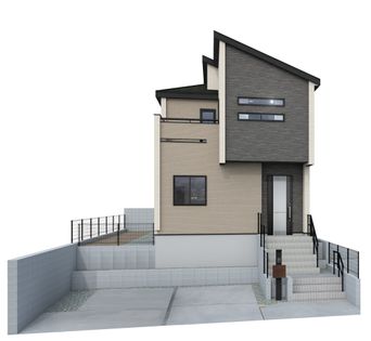 南光台5丁目 新築戸建 2号棟 外観パース図