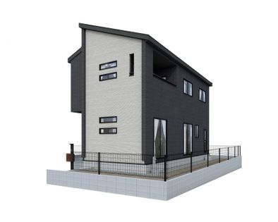 荒巻本沢1丁目 新築戸建 外観パース図