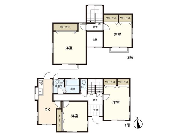 中山2丁目 中古戸建 間取図(平面図)