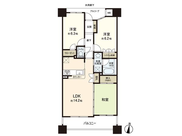 間取図(平面図)