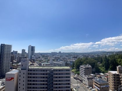 北仙台シティプレイス 西館 バルコニーからの眺望