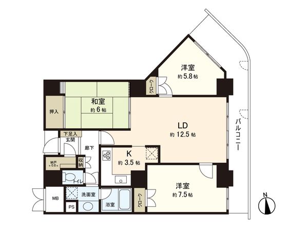 間取図(平面図)