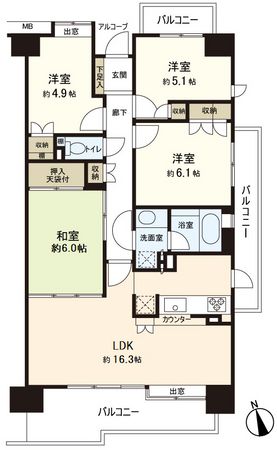 間取図(平面図)