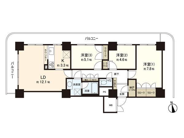 間取図(平面図)