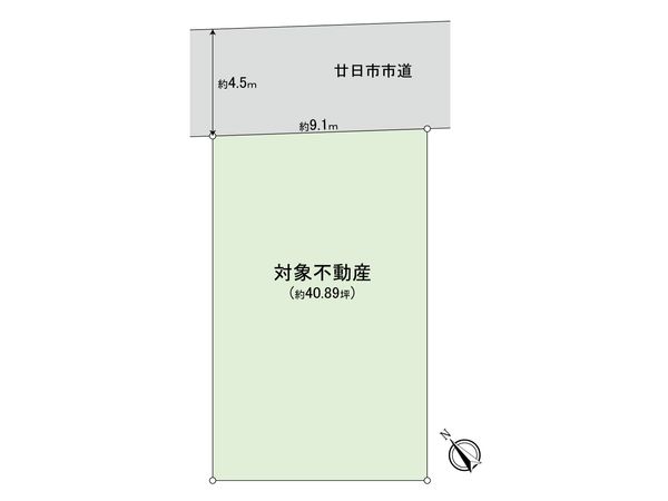 大野1丁目 土地 区画図 区画図