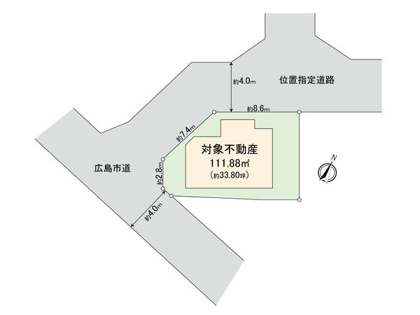 三宅四丁目 土地 区画図 三宅四丁目 土地 区画図